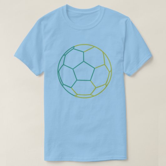 Football Modern Art Mannen Basic T-Shirt (Design voorkant)