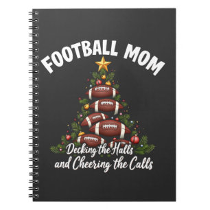 Football moeder Decking De Zalen Kerst Football Notitieboek