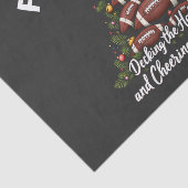 Football moeder Decking De Zalen Kerst Football Tissuepapier (Detail)