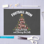 Football moeder Decking De Zalen Kerst Football Tissuepapier (Craft)
