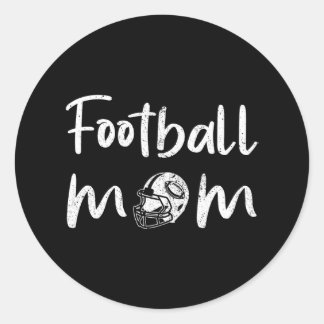 Football Moeder Football Speler Moeder Vrouwen Ronde Sticker