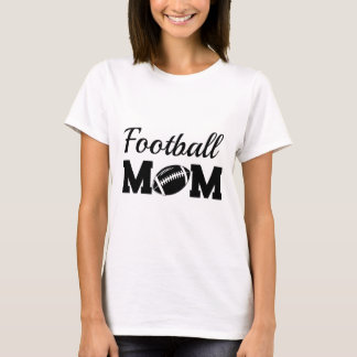 Football moeder gepersonaliseerde Moederdag T-shirt