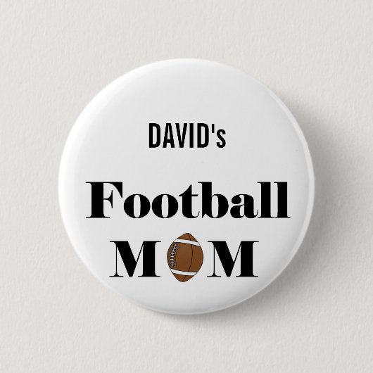 football moeder ronde button 5,7 cm (Voorkant)