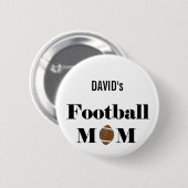 football moeder ronde button 5,7 cm (Voorkant /achterkant)