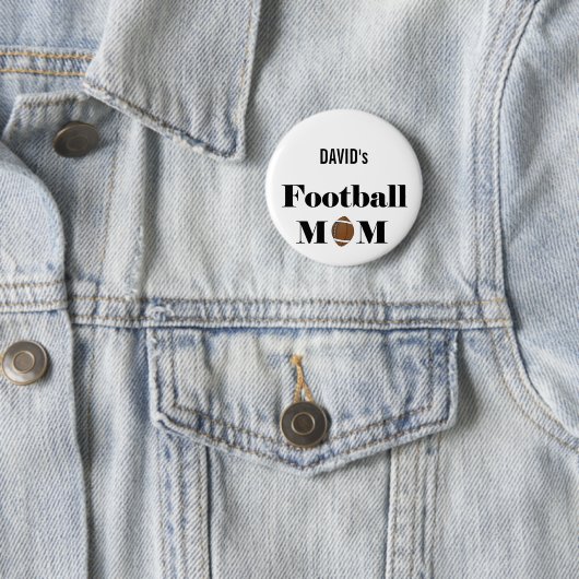 football moeder ronde button 5,7 cm (In situ)