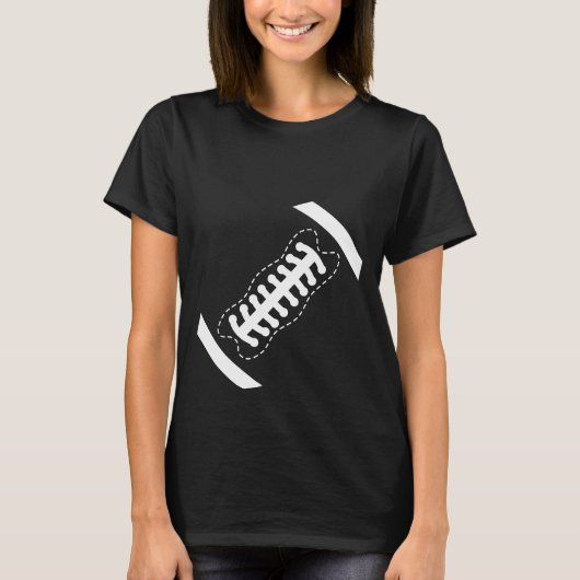 Football moederschap T-shirt (Voorkant)