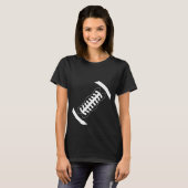 Football moederschap T-shirt (Voorkant volledig)