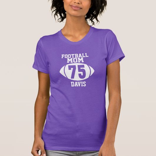 Football Mom 75 T-shirt (Voorkant)