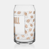 Football mom blikvorm glas (Achterkant)