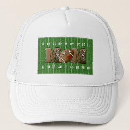Football Mom Football Field Trucker Pet