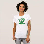 Football Mom Green T-shirt (Voorkant volledig)