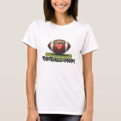 Football Mom T-Shirt Cute Game Day T-Shirt (Voorkant)