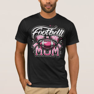 Football Mom T-Shirt voor Trotse Spel Dag Moeders