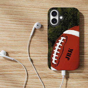 Football Monogram iPhone 16 Hoesje