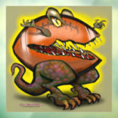 Football Monster Raamsticker (Vel 3)