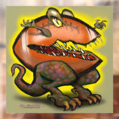 Football Monster Raamsticker (Vel 2)