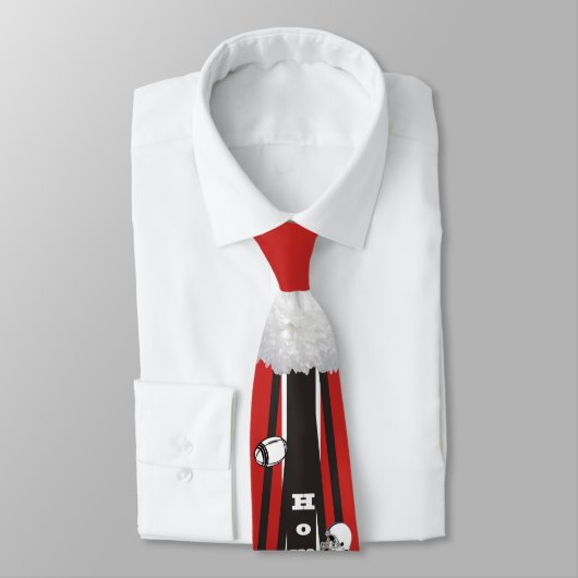Football Mum Necktie Maroon Stropdas (Gebonden)