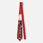 Football Mum Necktie Maroon Stropdas (Voorkant)