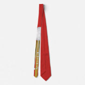 Football Mum Necktie Maroon Stropdas (Achterkant)