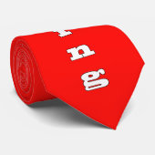 Football Mum Necktie Stropdas (Opgerold)