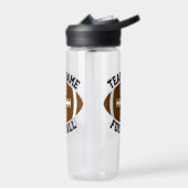 Football Naam aangepast team en Jersey nummer Waterfles (Links)