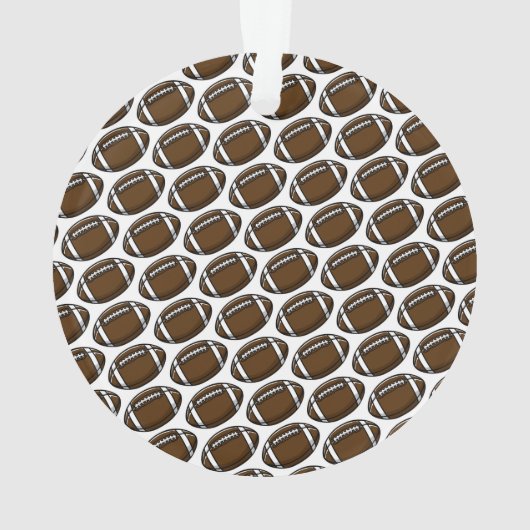 Football Naam Aantal Team Kleuren Moderne Sport Ornament (achterkant)