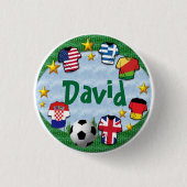 Football ~ Naam Button # 2 (Voorkant)