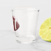 Football naam en nummer gepersonaliseerd schaakgla shot glas (Rechts)