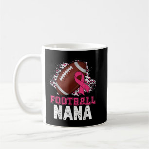 Football Nana Pink Ribbon Breast Cancer Bewustheid Koffiemok