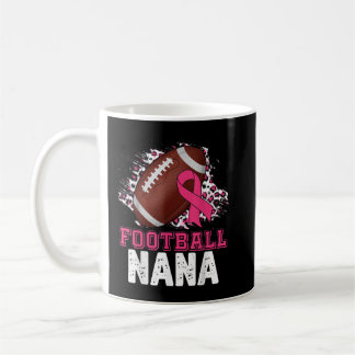 Football Nana Pink Ribbon Breast Cancer Bewustheid Koffiemok