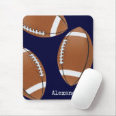 Football Navy Blue Muismat (Met muis)