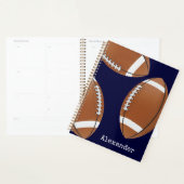 Football Navy Blue Planner (Display)