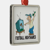 Football Nightmares Metalen Ornament (Rechts)