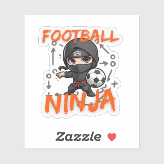 Football Ninja Sticker (Vel)