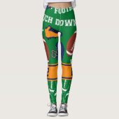 FOOTBALL NUMMER portierspatroon PERSONALISEREN Leggings (Voorkant)