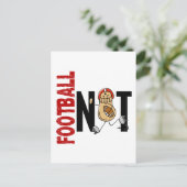 Football Nut 1 Briefkaart (Staand voorkant)