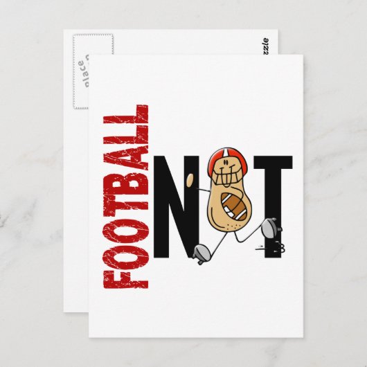 Football Nut 1 Briefkaart (Voorkant / Achterkant)