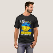 Football Oekraïense vlag, Retro Voetbal Sport T-shirt (Voorkant volledig)