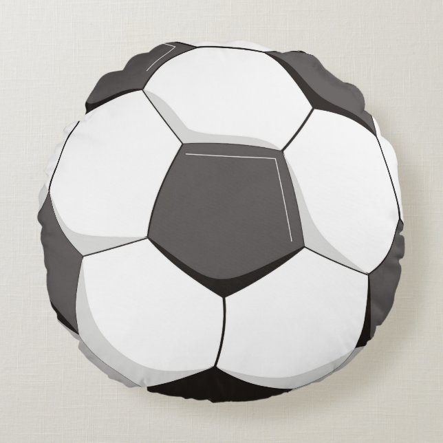 Football of Voetbal Rond Kussen (Voorkant)