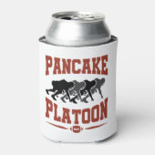 Football offensief Lineman Pancake Platon Blikjeskoeler (Blikje Voorkant)