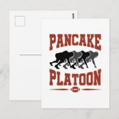 Football offensief Lineman Pancake Platon Briefkaart (Voorkant / Achterkant)