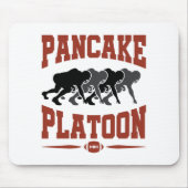 Football offensief Lineman Pancake Platon Muismat (Voorkant)