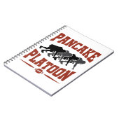Football offensief Lineman Pancake Platon Notitieboek (Linkerzijde)
