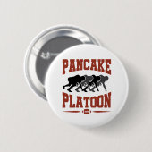 Football offensief Lineman Pancake Platon Ronde Button 5,7 Cm (Voorkant /achterkant)