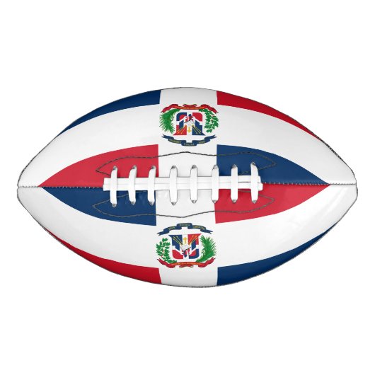 Football onder de vlag van de Dominicaanse Republi (Voorkant)