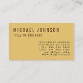 Football onder vuur, bal, voetbal visitekaartje (Achterkant)