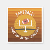 Football onopvallende game dag servet (Voorkant)