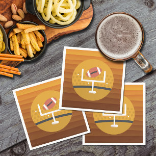 Football onopvallende game dag servet