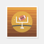 Football onopvallende game dag servet (Voorkant)