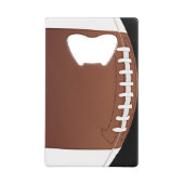Football Ontwerpflesopening Creditkaart Flessenopener (Achterkant)